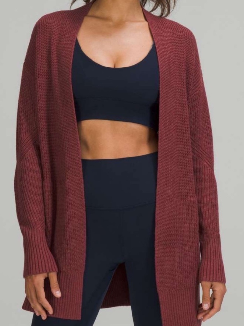 Lululemon Cashlu Women's Ribbed Cashmere-Blend Sweater M/L